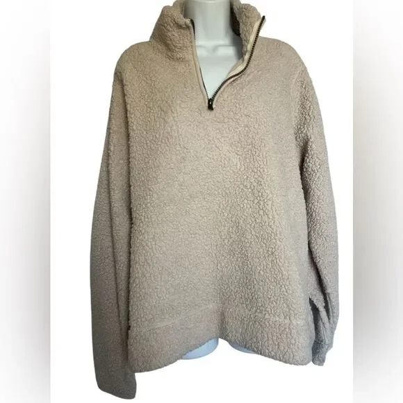 Sonoma High Pile Sweater Fleece Furry Fluffy - Picture 1 of 3